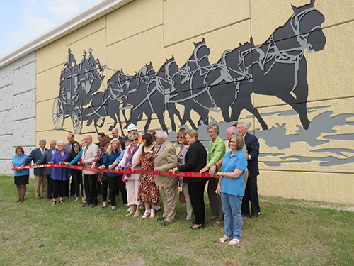 Salado citizens, TxDOT officials, and other guests
