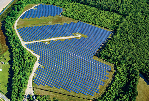 Solar farm in North Carolina