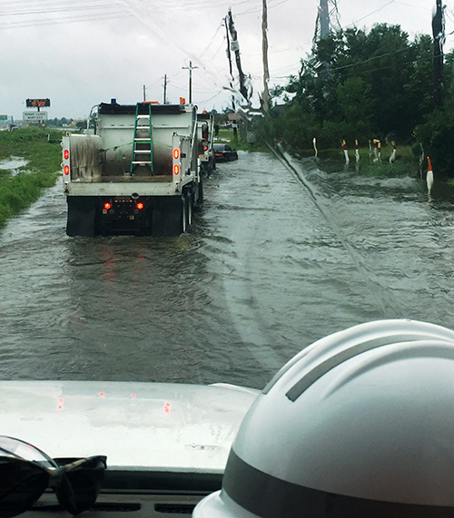 TxDOT crews searched for stranded citizens